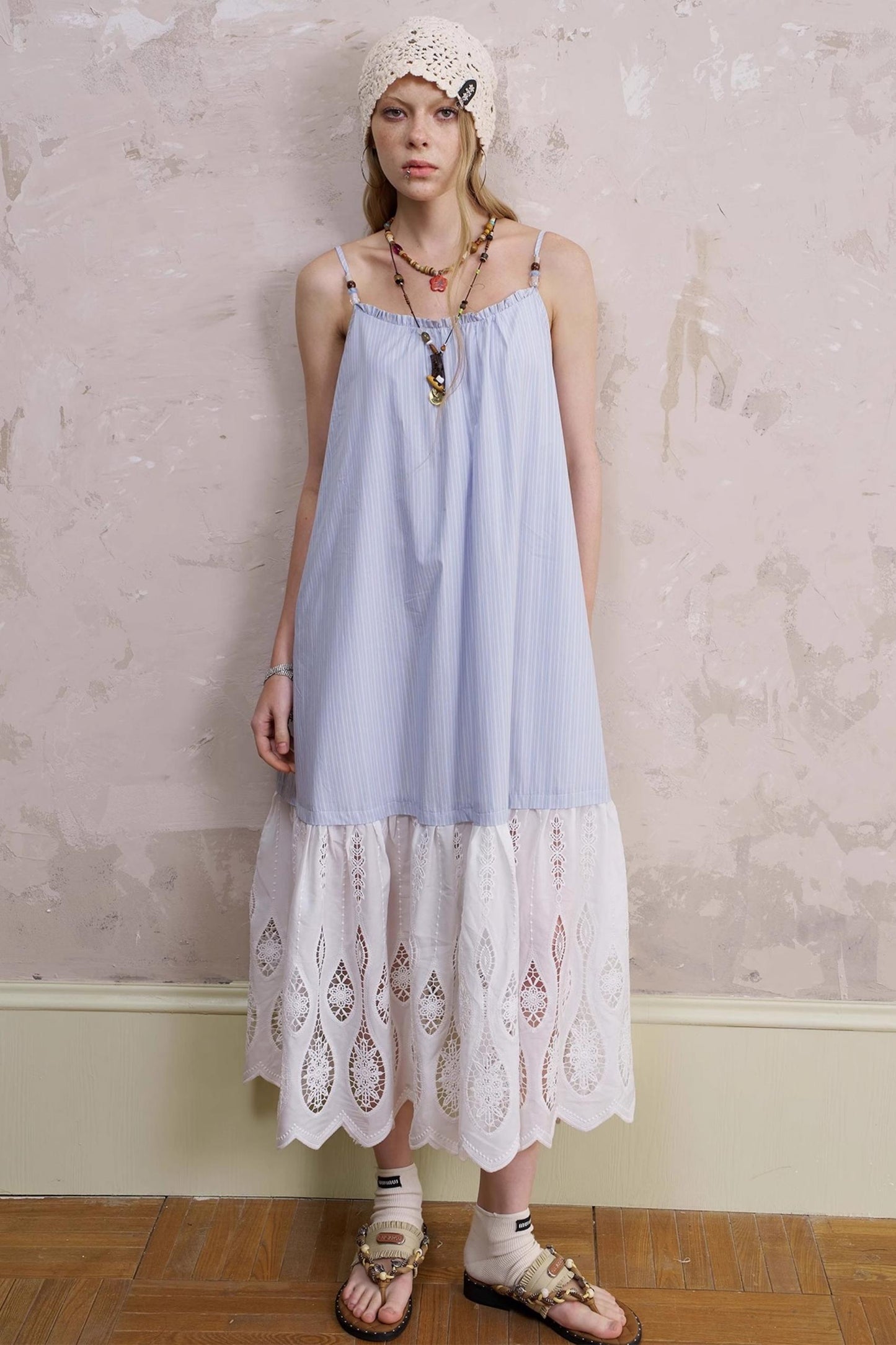 Textured Skirt Dress