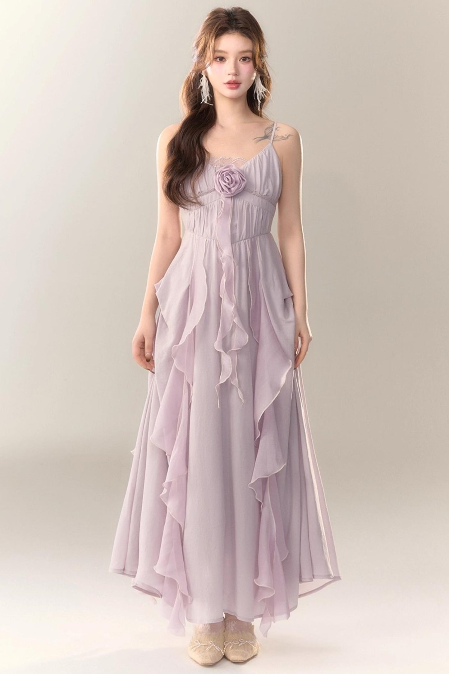 Manta Rose Suspender Dress