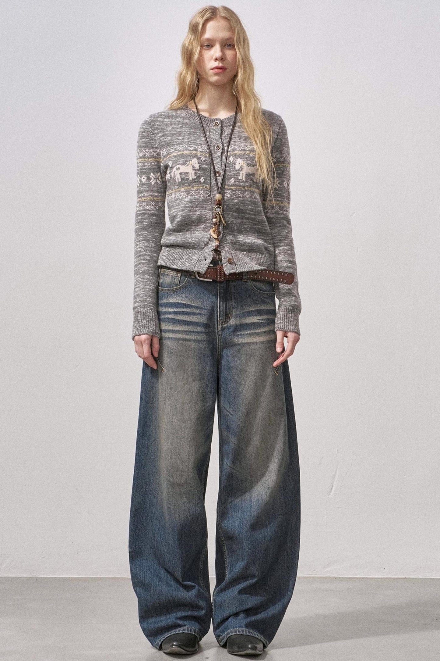 Seamless Whiskered Vintage Jeans