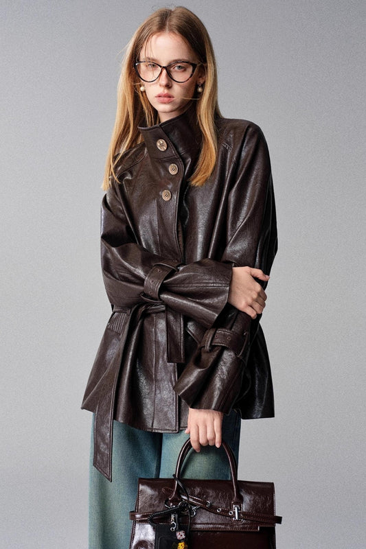 Mountain Chestnut Leather Jacket