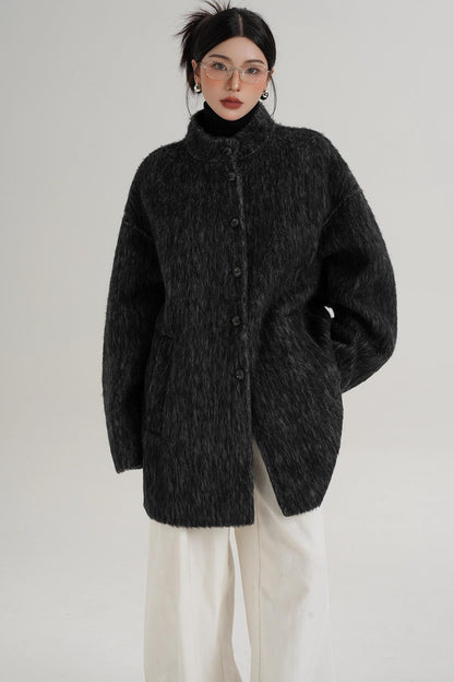 Elegant reversible Wool Coat