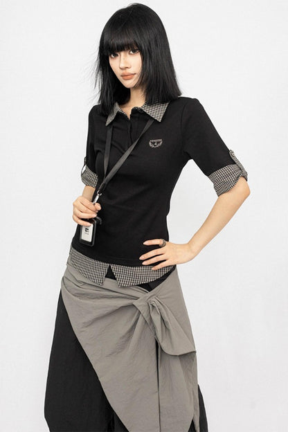 Vintage Collegiate Slim Polo Shirt