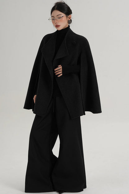 Woolen Cape Coat