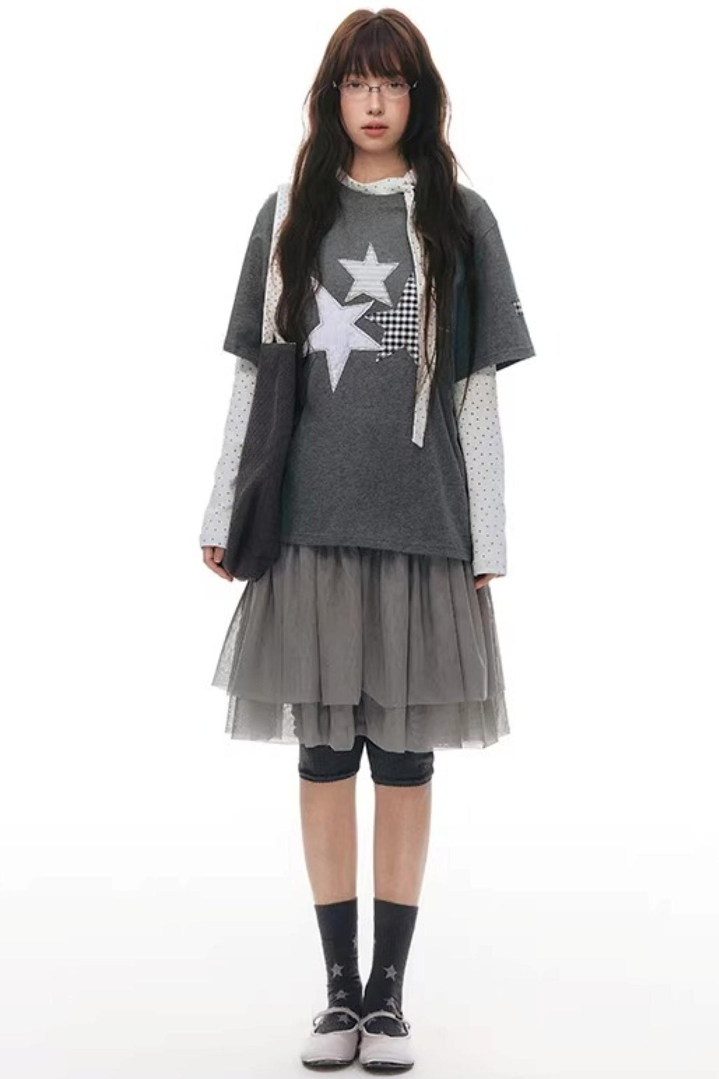 Tie-Neck Slim-Fit Blouse