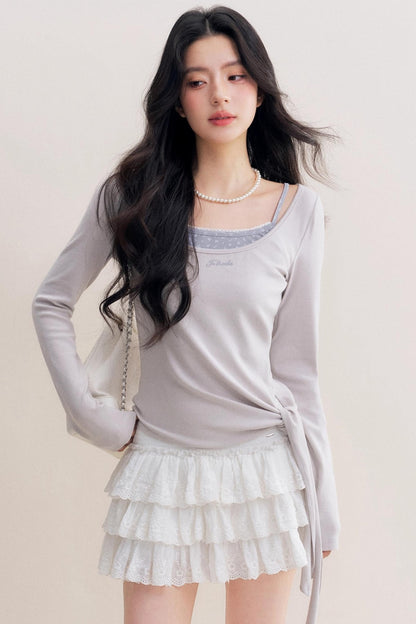 Lazy Lace Long Sleeve Base Layer Top Set