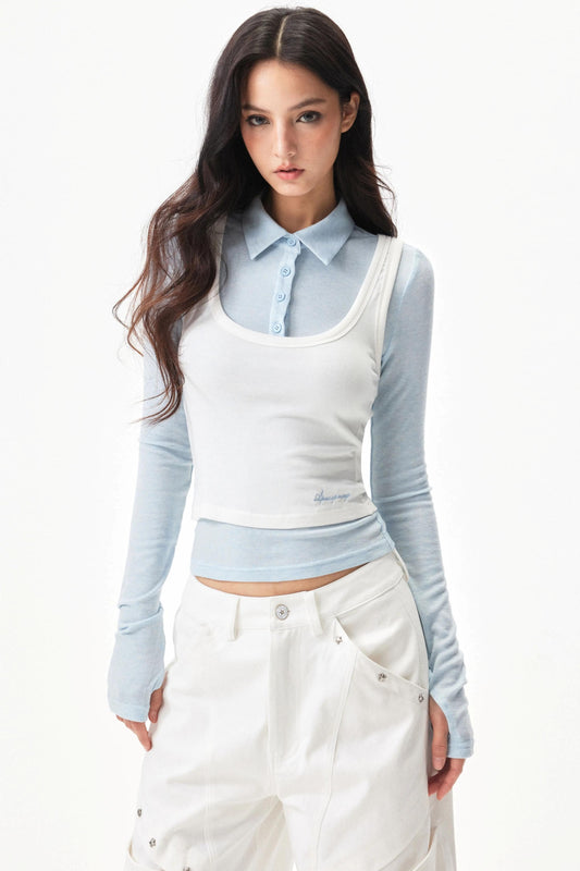Lyocell Wool Knit Top