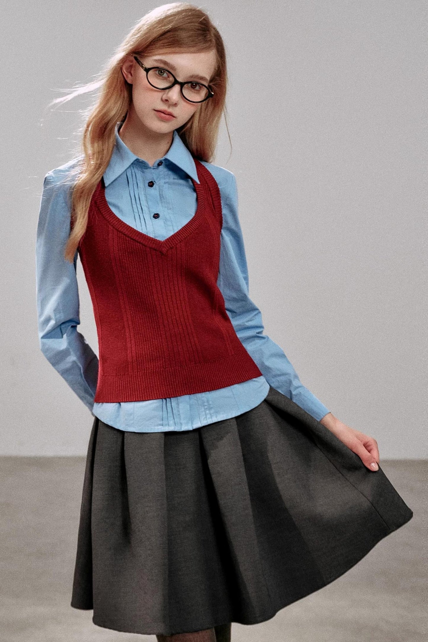 Halterneck Striped Camisole Top