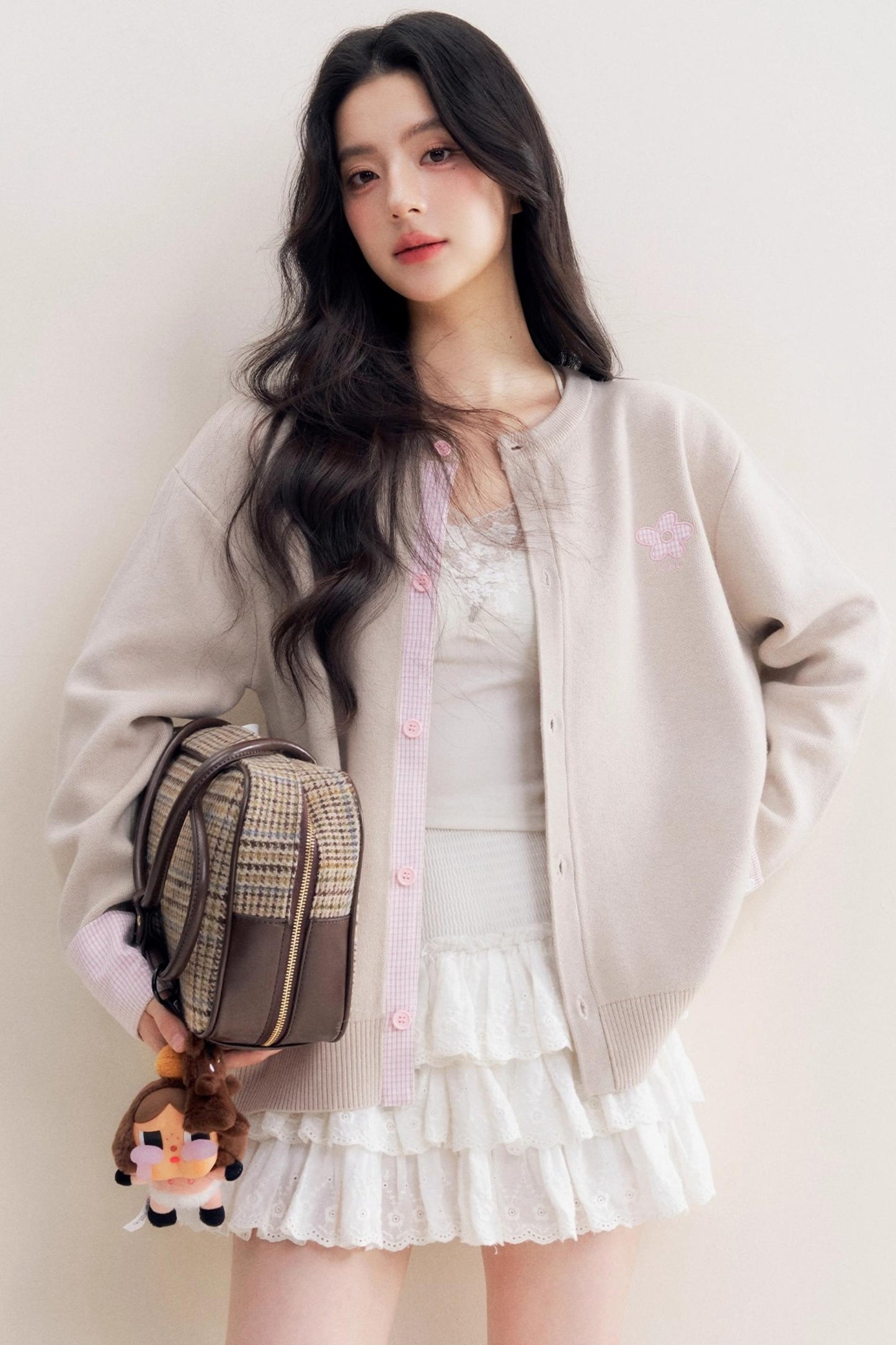 Romantic Patchwork Sweater Cardigan