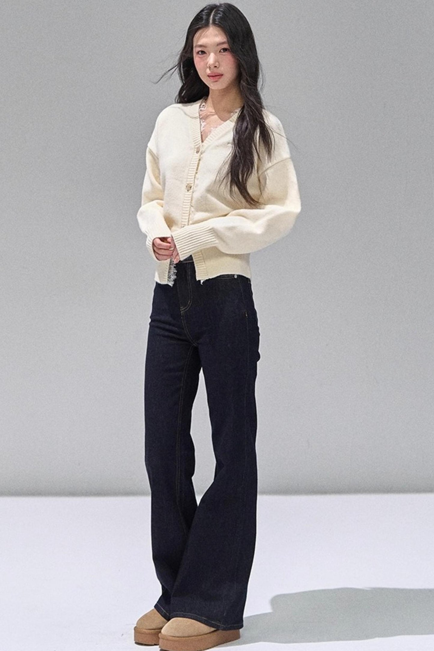 Lace Patchwork Knitted Sweater