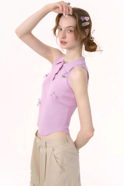 Chic Asymmetrical Polo Tank