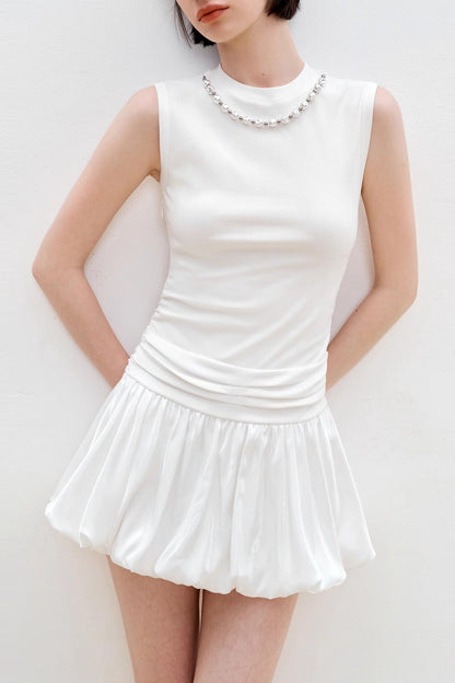 Summer Pearl White Dress