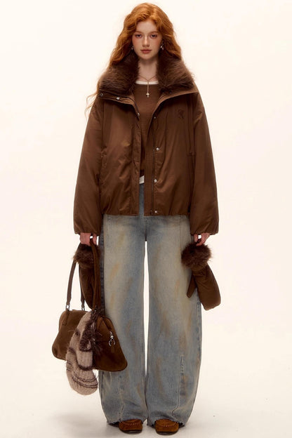 Vintage Washed Distressed Denim Pants