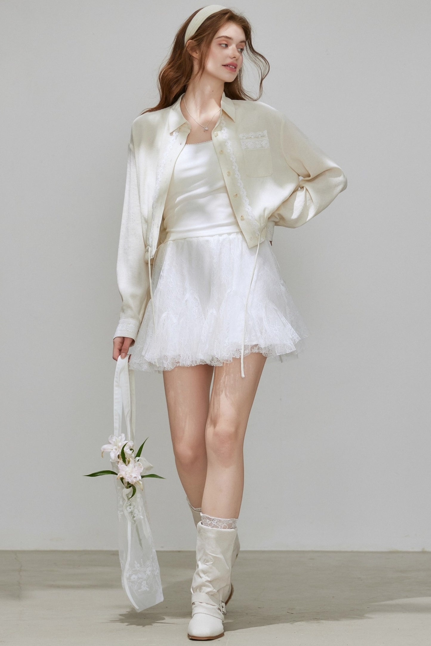 Fall Lace Commuter Shirt