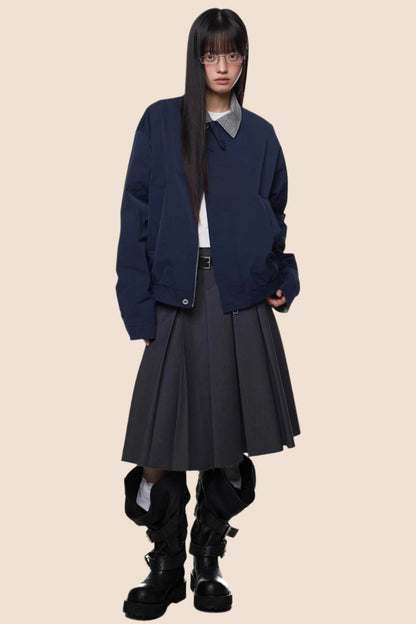 Vintage Contrast Coat