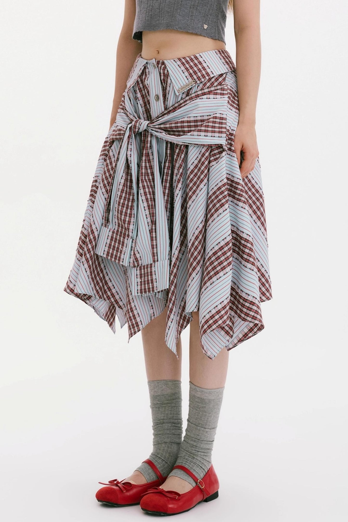 Late Summer Rhapsody Strap Skirt