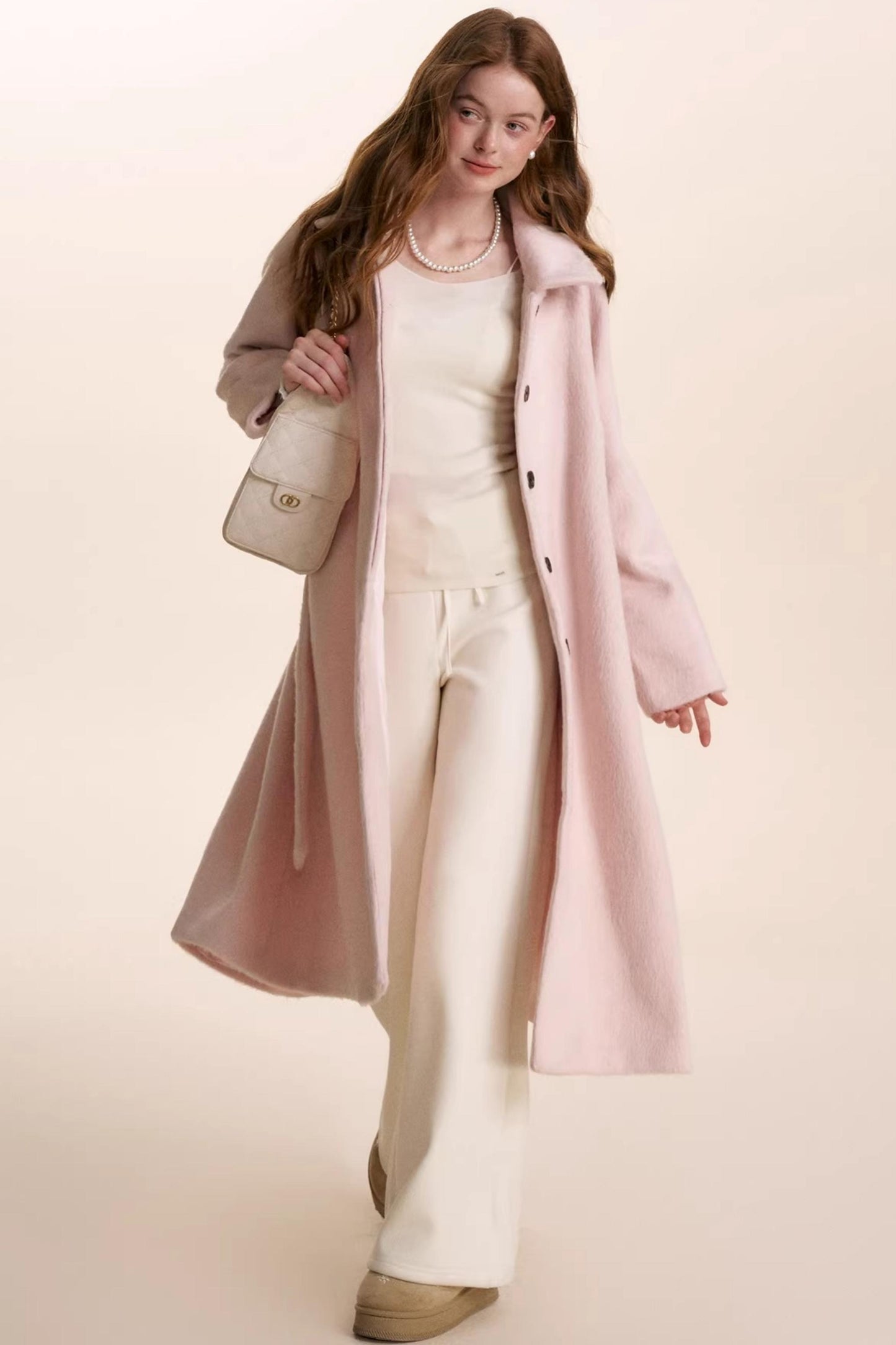 Linen Wool V-Neck Top