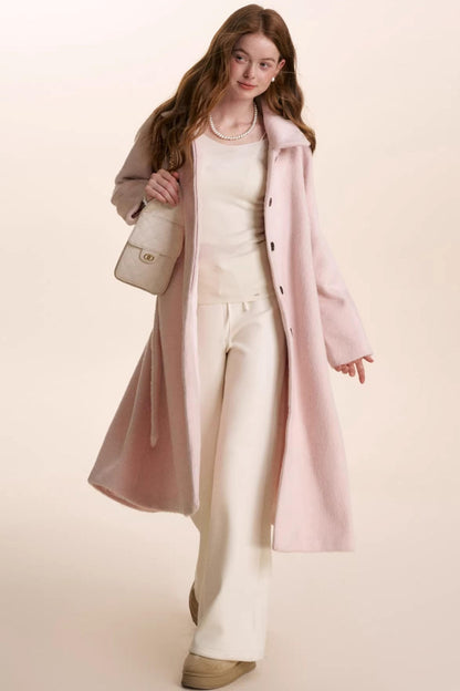 Linen Wool V-Neck Top