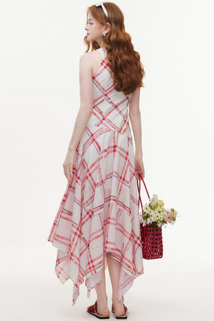 Diamond Pattern A-Line Dress