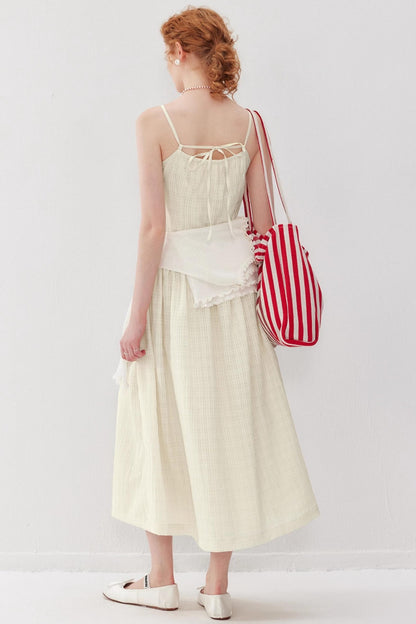 Halter Mullet Dress Cardigan Set-Up