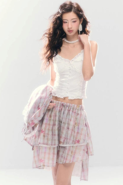 Okinawa Lace Cotton Camisole