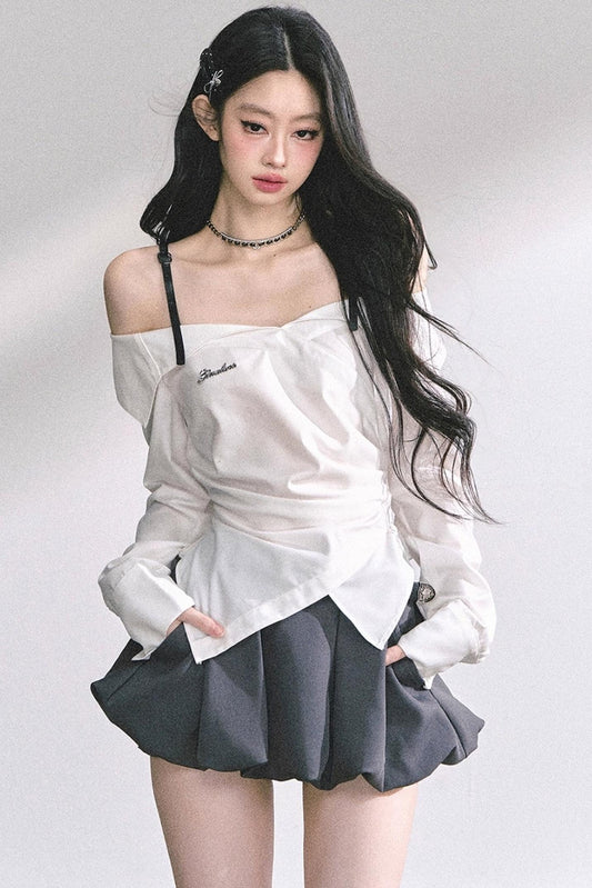 London One-Shoulder Shirt