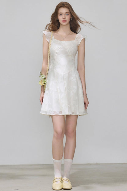 Summer Jacquard Slim Dress