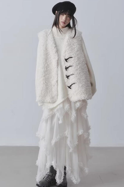 Asymmetrical Cake A-Line Skirt