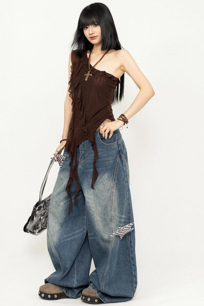 Summer Wide-Legged Trousers