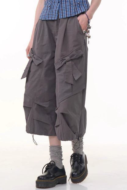 Chic Bow-Waist Trousers