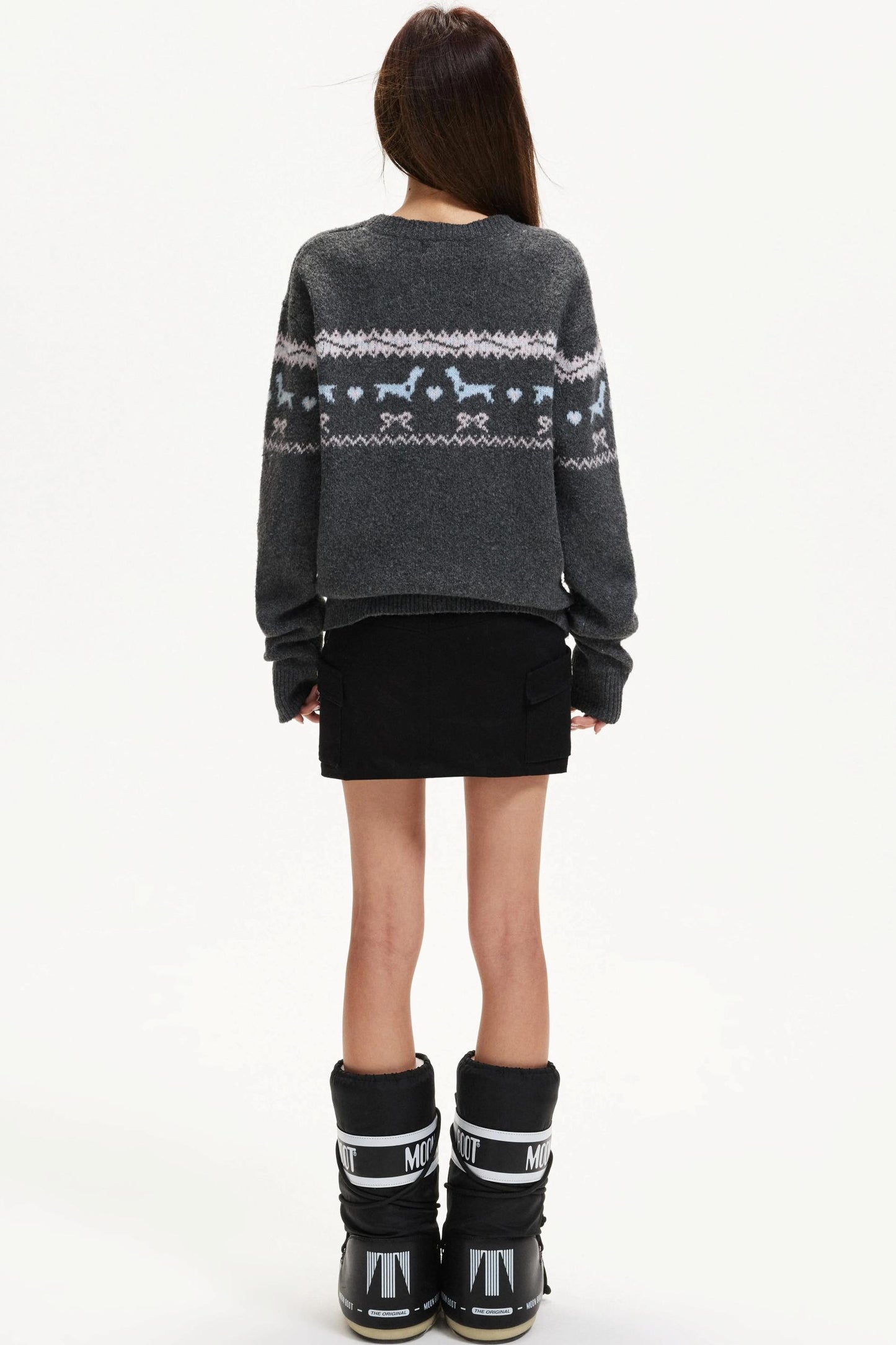 Fair Isle Knitted Cardigan