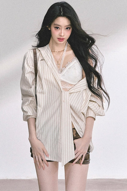 French Stripe Sunscreen Shirt