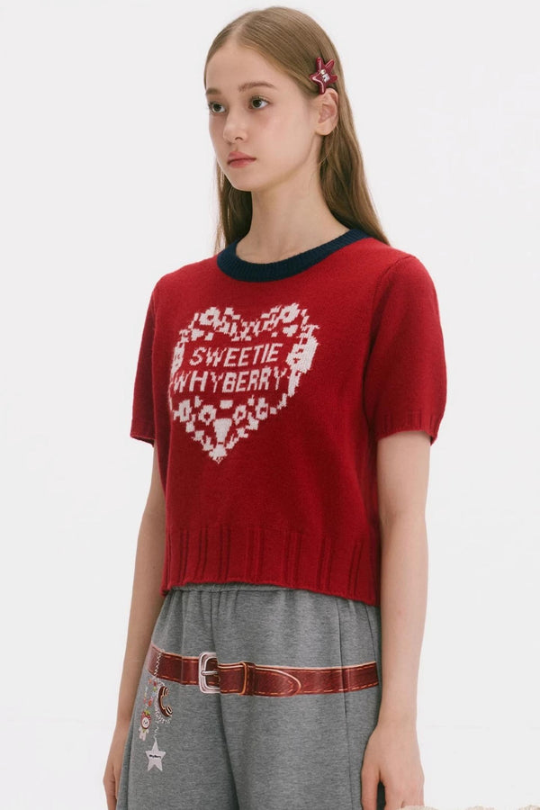Sweetheart Love Shoulder T-shirt