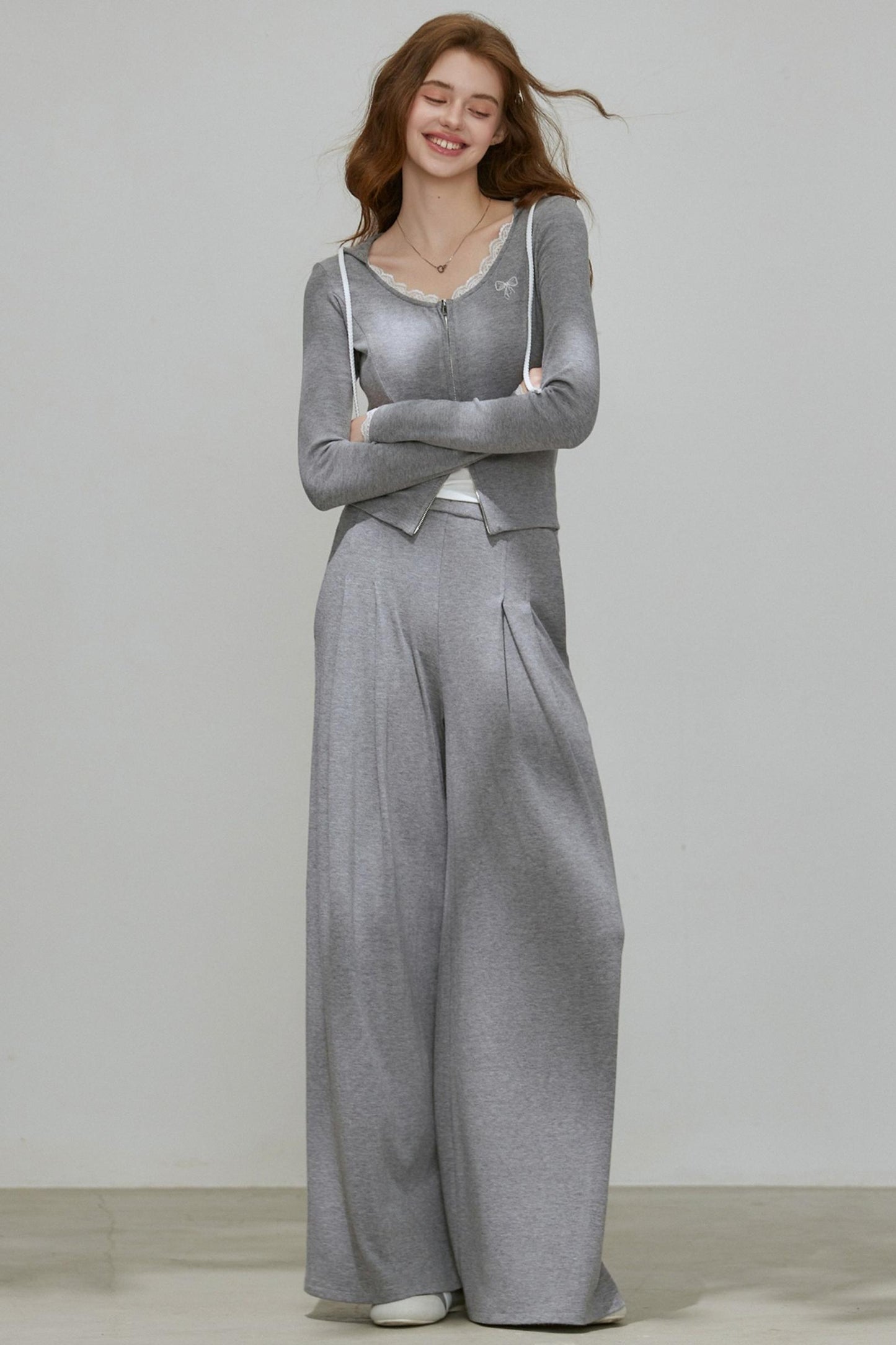 Slimming Autumn Cardigan Set-Up