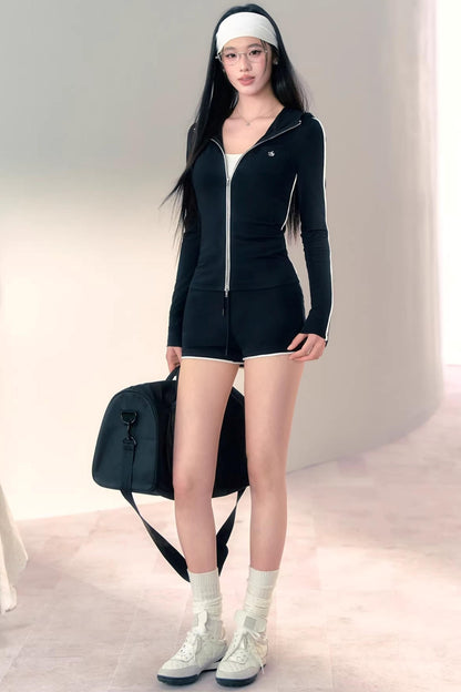 Retro Slimming Sports Suit Set-Up