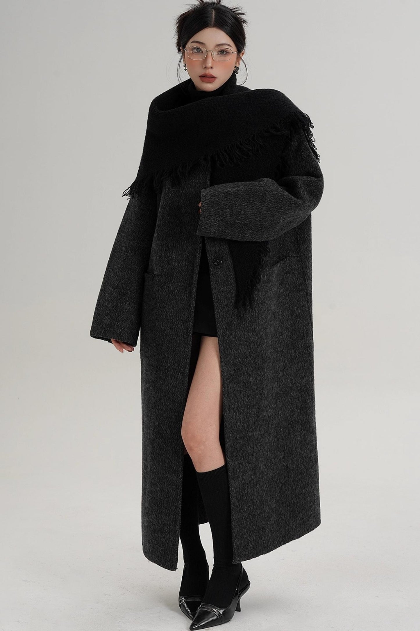 Elegant Double-Sided Woolen Coat