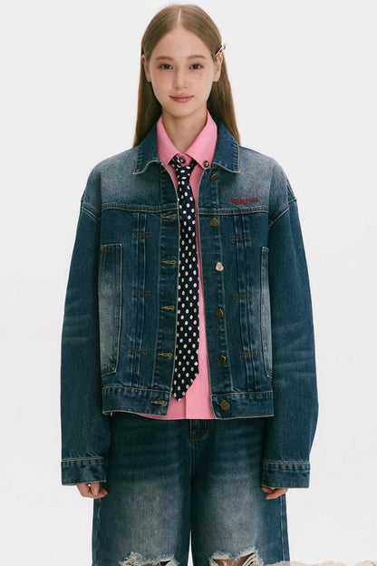 Vintage Washed Denim Jacket