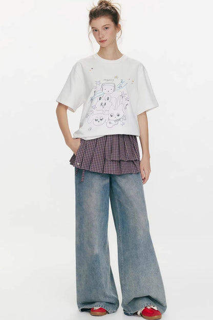 Strawberry Musician Printed T-Shirt