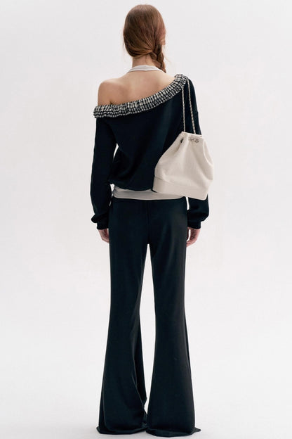 Romantic Cotton Bootcut Slacks