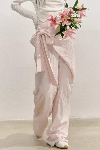 Pink Comfort Apron Pants