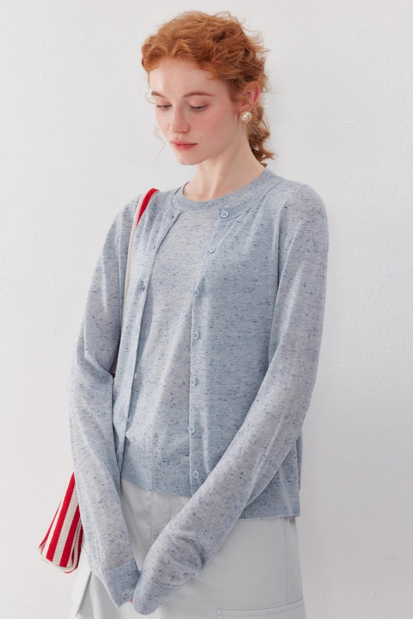 Linen UV Protection Knit Set-Up