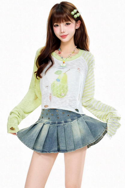 Sweet Knit Striped Top