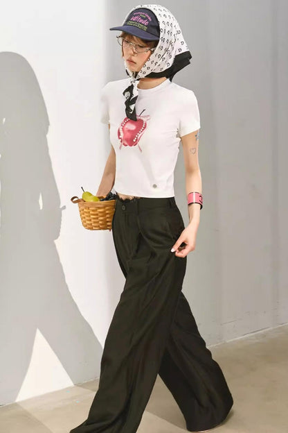 Pleated Organza Pants