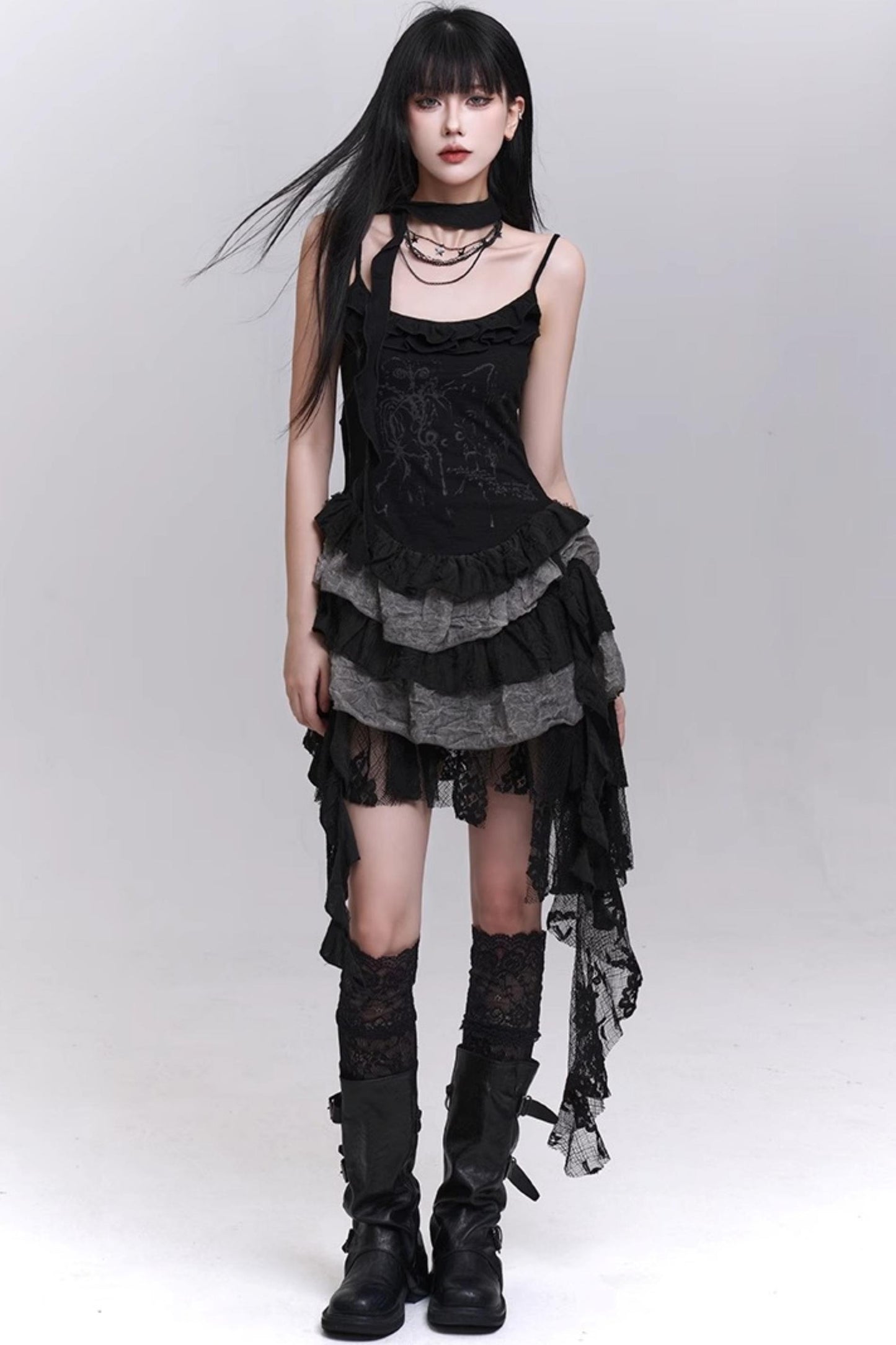 Summer Lace Halter Skirt