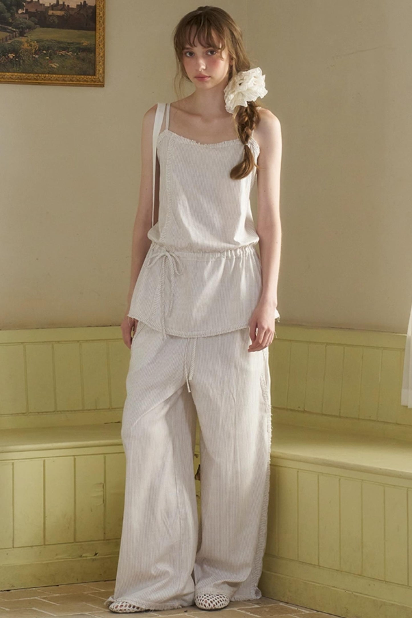 Coconut Grove Pleated Slacks Set-Up