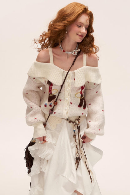 Long-Sleeved Knit Top