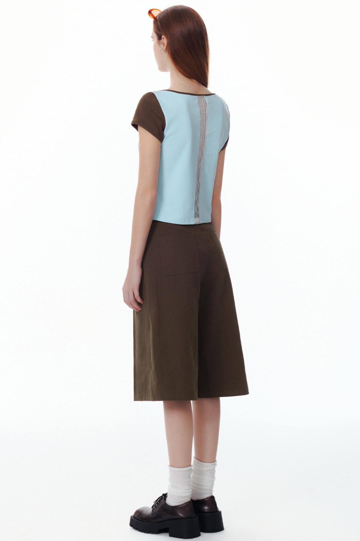 Choco One-Shoulder Tee