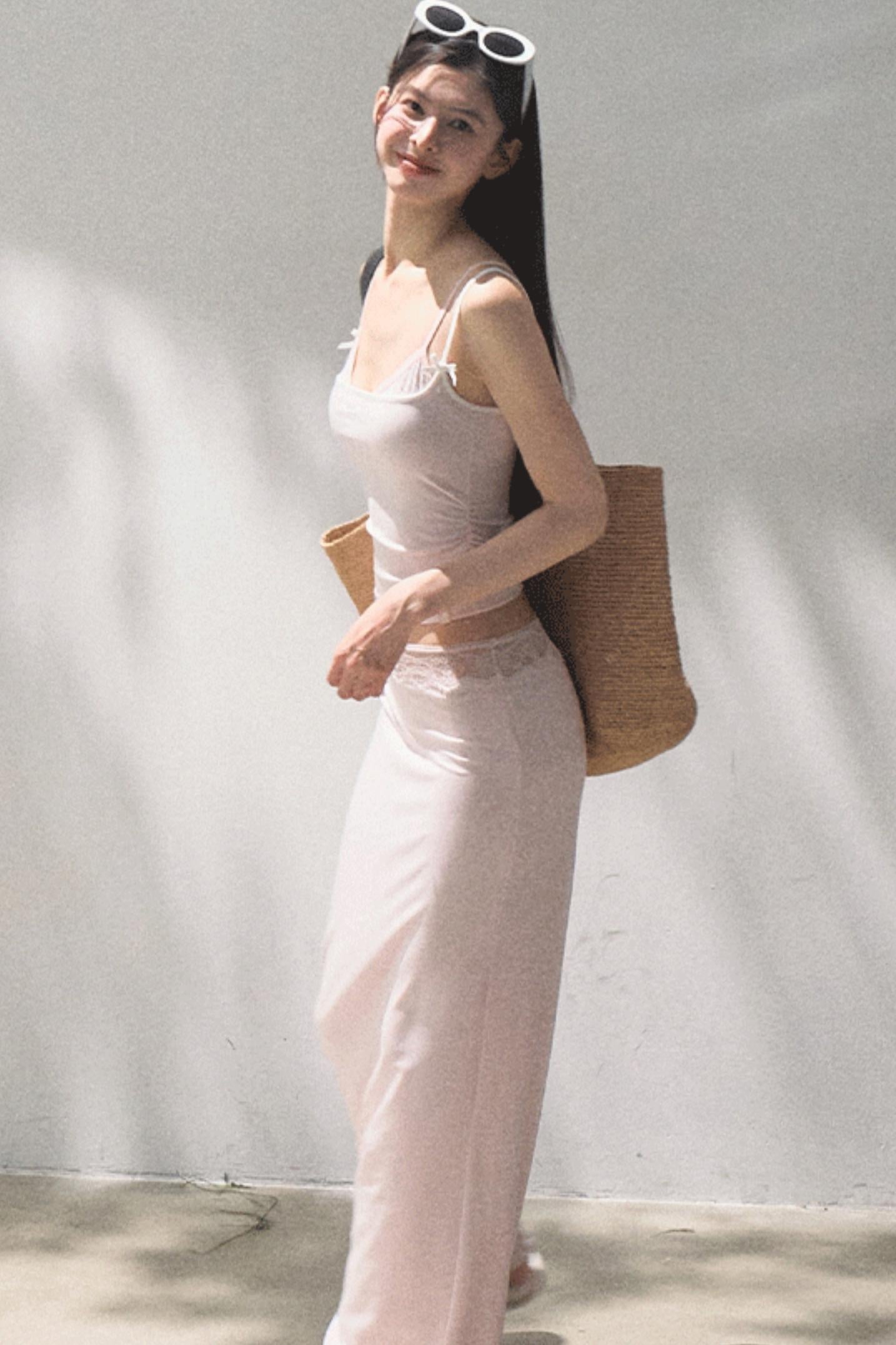 Lace High-Waist Skirt