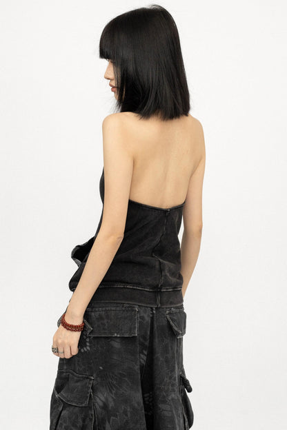 Retro Digital Print Vest