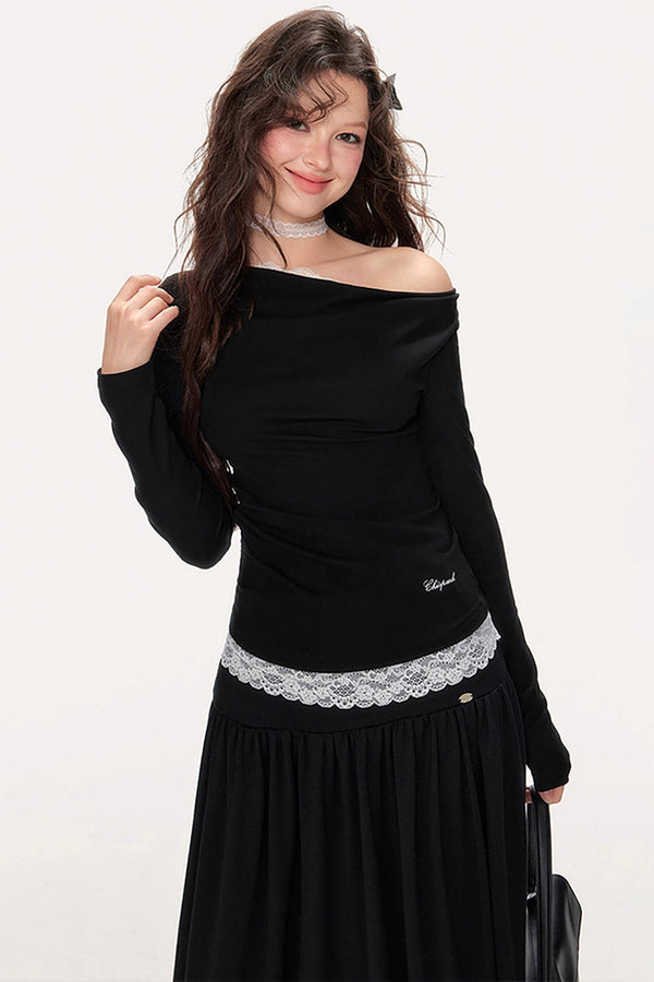 One-Shoulder Base Top