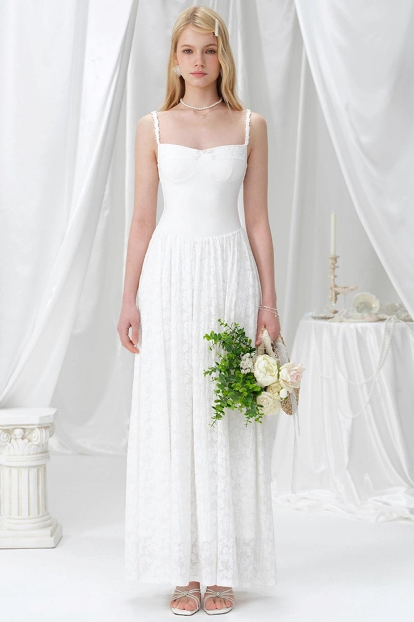 Summer Floral Halter Dress